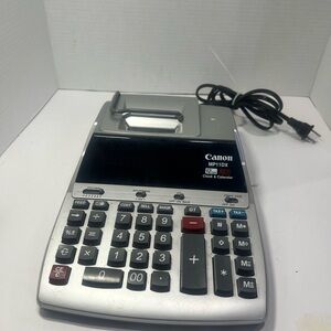 Canon MP11DX Silver and Black Calculator, Clock and Calendar